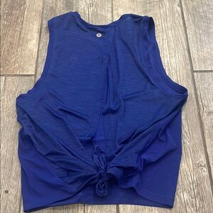 lululemon athletica Blue Tank Top